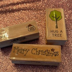 3 stamps for decorating. Like new.
